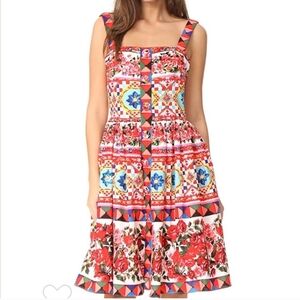 Luxe StyleKeepers Baby Doll  Floral Patchwork Multicolor Sundress  Romantic Sz L